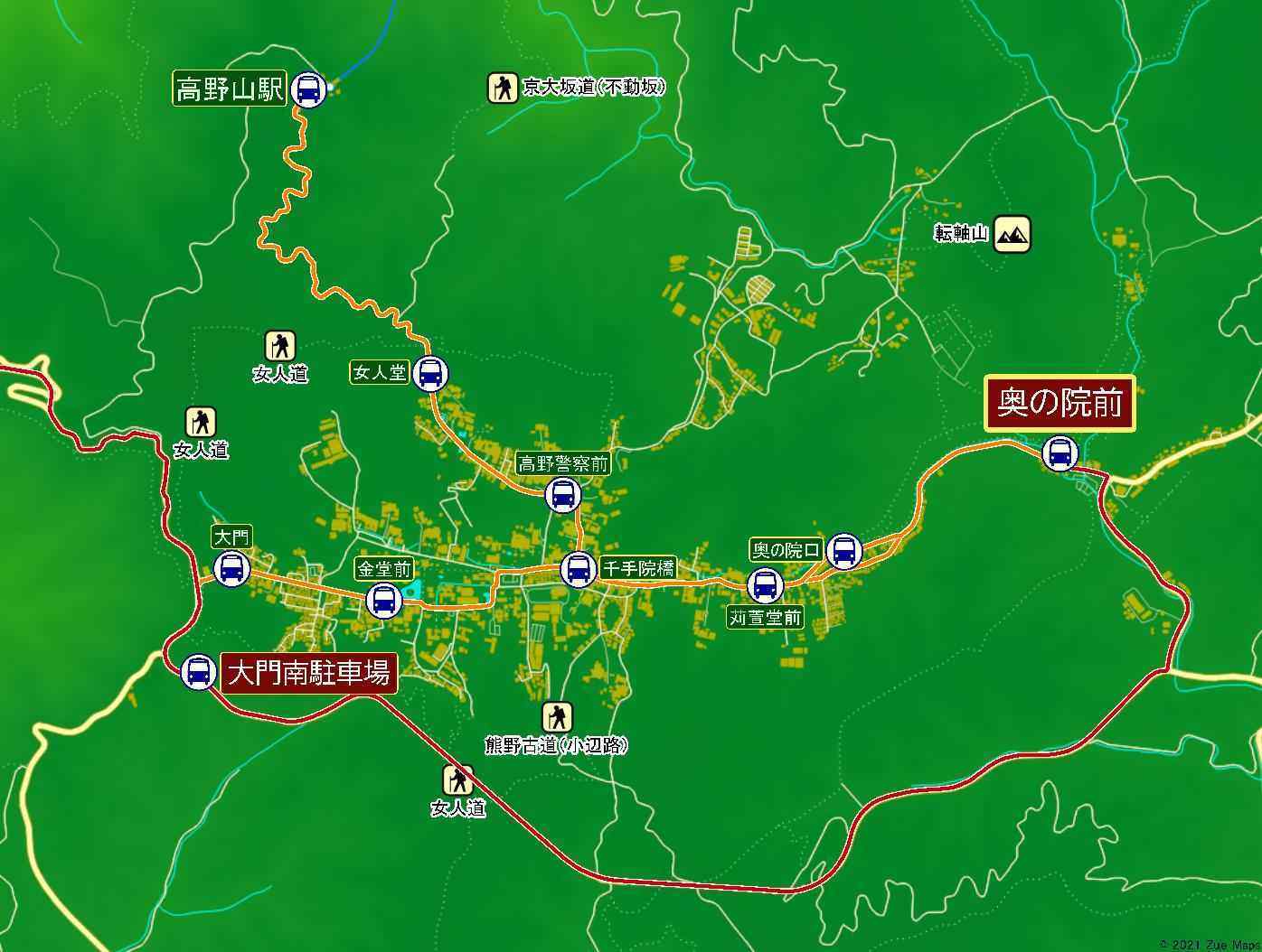 京都からも直行できる 高速バスで高野山へ