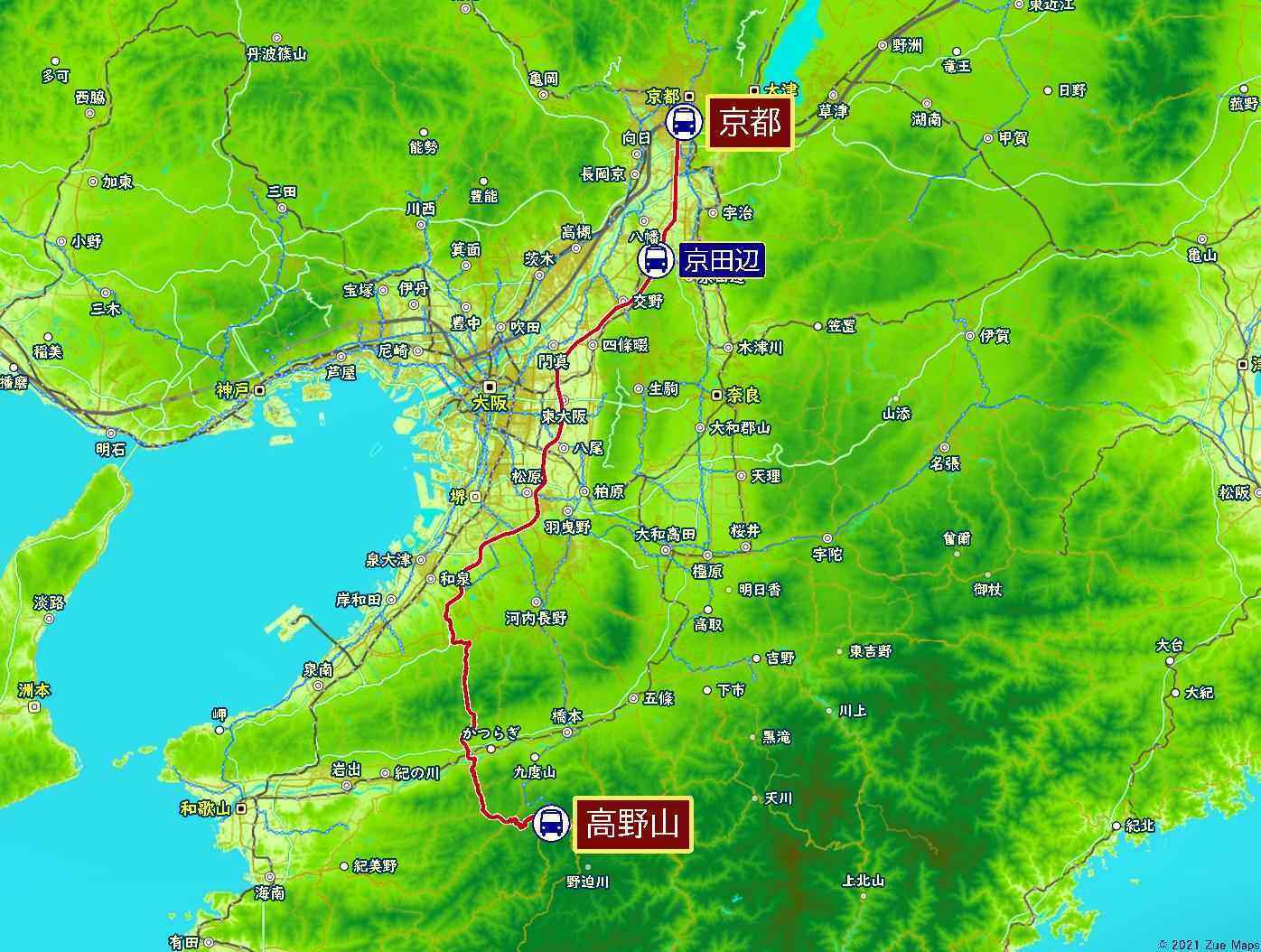 京都からも直行できる 高速バスで高野山へ